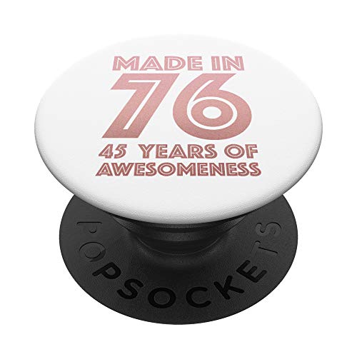 Regalos de 45 cumpleaños Hombre Mujer Edad 45 años Papá Mamá PopSockets PopGrip: Agarre...