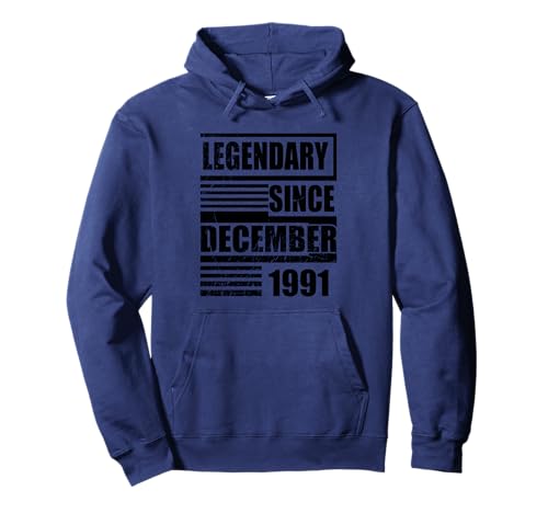 35 cumpleaños Legendario Desde diciembre de 1991 cumpleaños Sudadera con Capucha