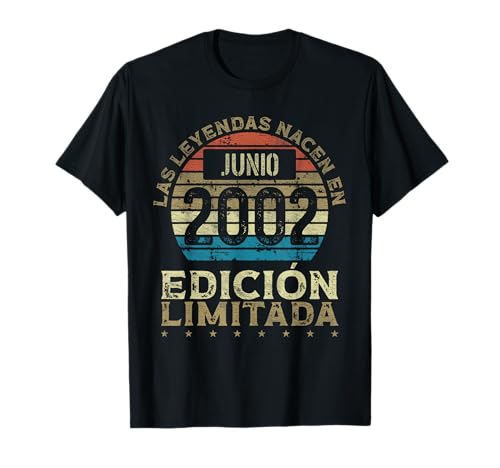 Las Leyendas nacen en Junio de 2002 - 23 Años Cumpleaños Camiseta
