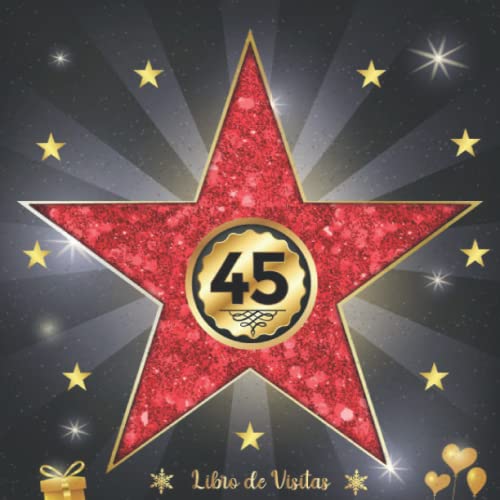 Libro de Visitas 45 Cumpleaños: fiesta cumpleaños 45 años | Felicitaciones y fotos de los...