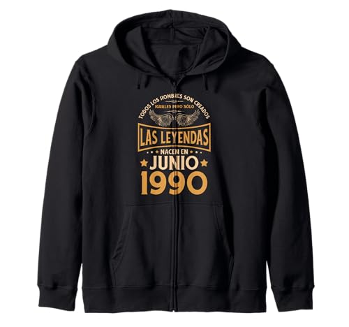 Cumpleaños Hombre Regalos Las Leyendas Junio 1990 Sudadera con Capucha