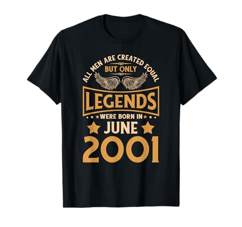 Las leyendas de cumpleaños nacieron en junio de 2001. Camiseta