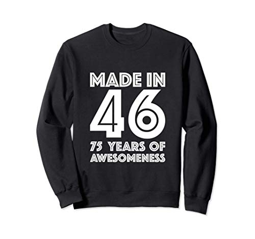 Regalos de 75 cumpleaños para su mujer Abuela de 75 años Sudadera