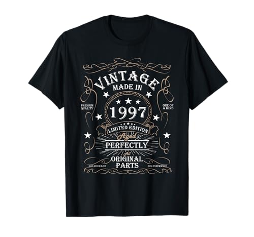 29 cumpleaños hombre mujer 29 años 1997 regalo de cumpleaños Camiseta