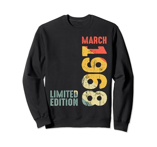 Año 1968 Marzo 1968 Retro 1968 Vintage 1968 Desde 1968 Sudadera