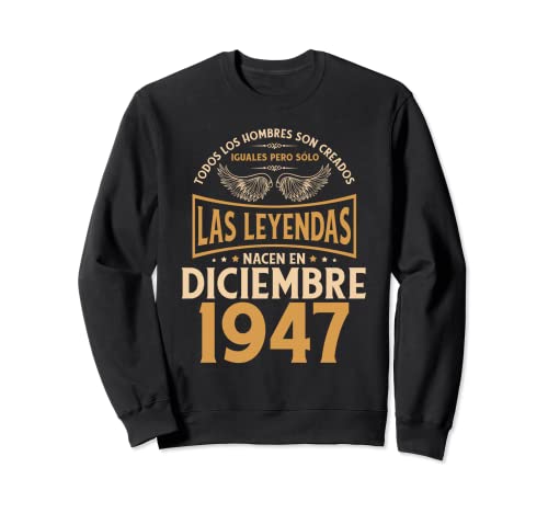 Cumpleaños Hombre Regalos Las Leyendas Diciembre 1947 Sudadera