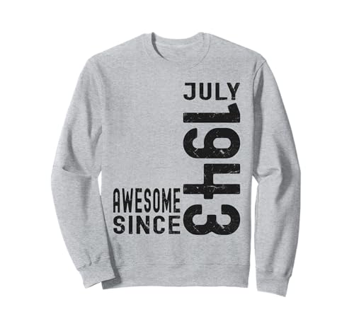 Impresionante desde julio de 1943, nacido en 1943 cumpleaños de julio Sudadera