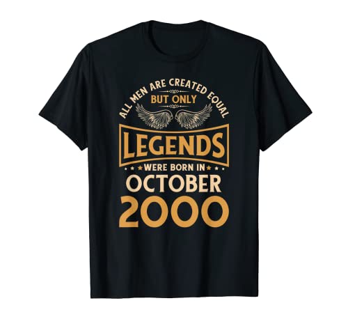 Las leyendas de cumpleaños nacieron en octubre de 2000. Camiseta