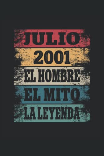 Julio 2001 - El Hombre - El Mito - La Leyenda: Regalos Originales para Hombre Papá Abuelo Hermano -...