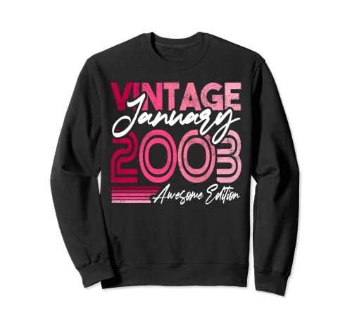 2003 Cumpleaños Diseño nacido en enero de 2003 Sudadera