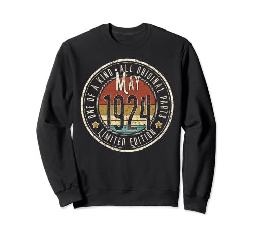 99 años mayo 1924 edición limitada 99 cumpleaños Sudadera