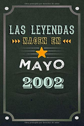 Las leyendas nacen en Mayo 2002: REGALO DE CUMPLEAÑOS, NACIDOS EN LOS AÑOS 2002 Regalos Creativos...