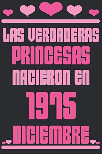 Las Verdaderas Princesas Nacieron en 1975 Diciembre: Regalo de cumpleaños de 45 años para mujeres...