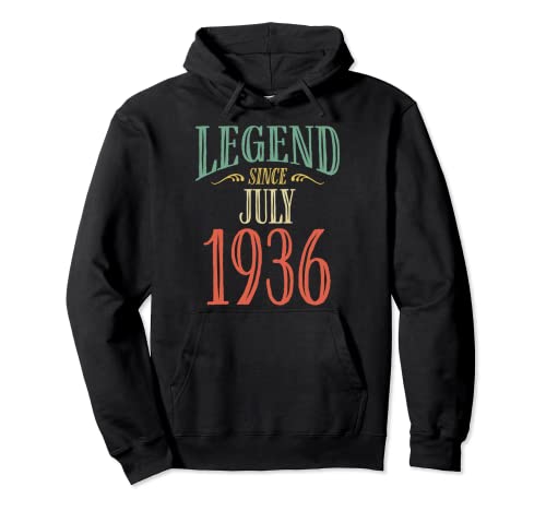 Leyenda desde julio de 1936 diseño de cumpleaños Sudadera con Capucha