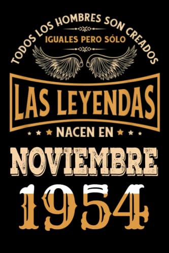 Regalo de 68 Cumpleaños Para Hombre : Las Leyendas Nacen en Noviembre 1954: Regalos de Cumpleaños...