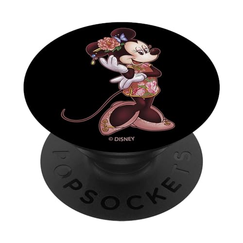 Disney Mickey And Friends Minnie Mouse Floral Flower Hat PopSockets PopGrip Adhesivo