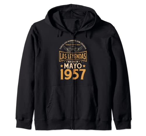 Cumpleaños Hombre Regalos Las Leyendas Mayo 1957 Sudadera con Capucha