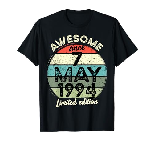 7 mayo 1994 30 Cumpleaños 30 años 2024 Cumpleaños Camiseta