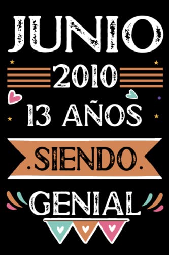 CUADERNO, Junio 2010, 13 Años Siendo Genial: Libro de visitas, cuaderno, 110 páginas de...