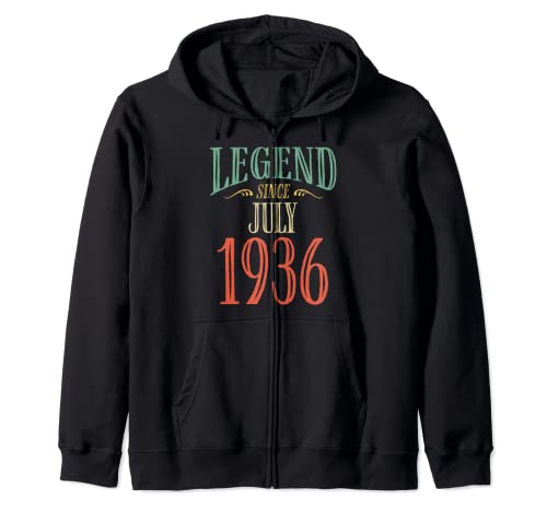 Leyenda desde julio de 1936 diseño de cumpleaños Sudadera con Capucha