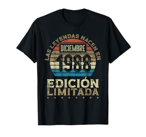 Las Leyendas nacen en Diciembre de 1988 - 38 Años Cumpleaños Camiseta