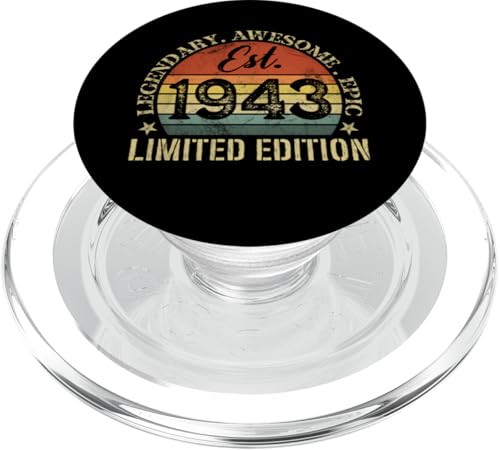 Legendary Awesome Epic EST. 1943 Edición Limitada PopSockets PopGrip para MagSafe