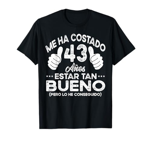43 Cumpleaños Regalo Años Divertido Decoración Vintage 1978 Camiseta
