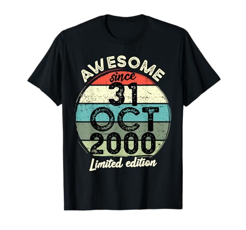 31 octubre 2000 25 cumpleaños 25 años 2025 Cumpleaños Camiseta