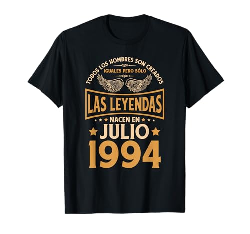 Cumpleaños Hombre Regalos Las Leyendas Julio 1994 Camiseta