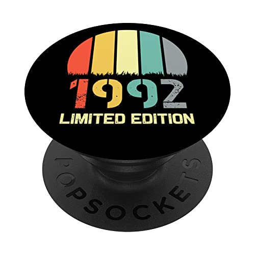 Born In 1992 Edición Limitada 1992 Cumpleaños Popsocket 1992 PopSockets PopGrip Intercambiable