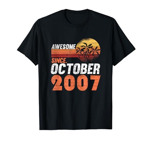 Cumpleaños octubre 2007 Camiseta