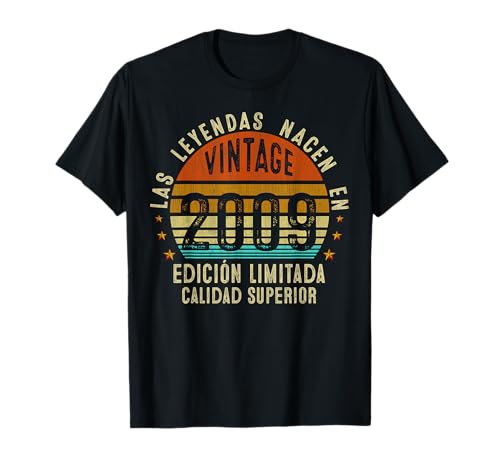 17 Cumpleaños niño 17 Años Vintage 2009 Regalo Camiseta