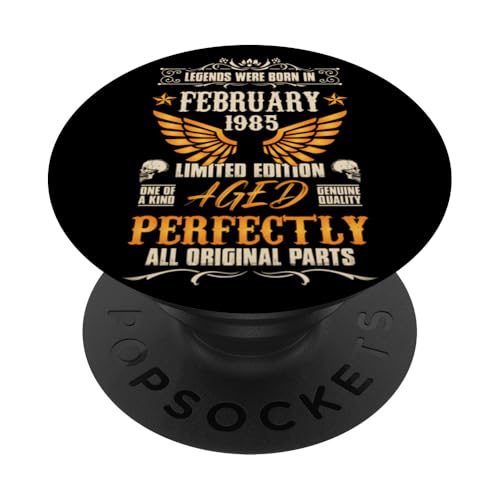 41 cumpleaños Leyendas Vintage Nacido en 1985 41 años PopSockets PopGrip Adhesivo