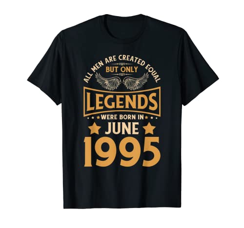 Las leyendas de cumpleaños nacieron en junio de 1995. Camiseta