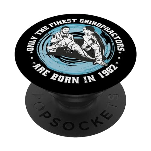 Fisioterapia Cumpleaños Nacido en 1982 Quiropráctico PopSockets PopGrip Adhesivo
