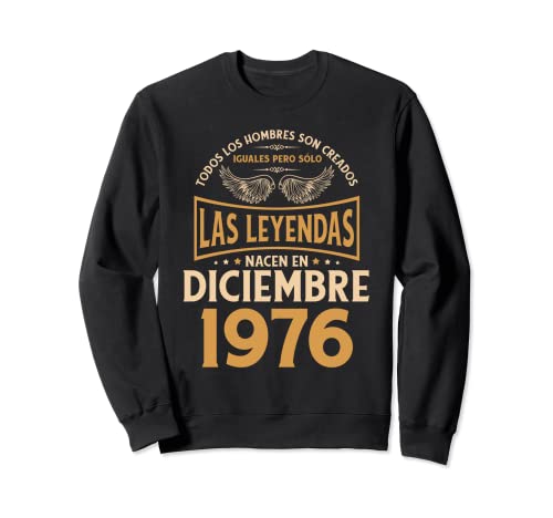 Cumpleaños Hombre Regalos Las Leyendas Diciembre 1976 Sudadera