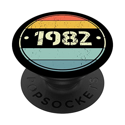 1982 edición limitada 1982 cumpleaños Popsocket para hombres y mujeres PopSockets PopGrip...