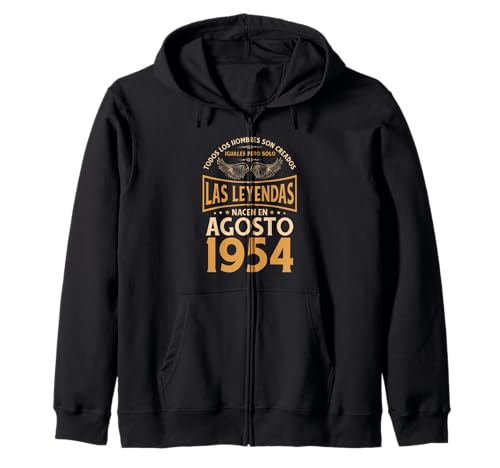Cumpleaños Hombre Regalos Las Leyendas Agosto 1954 Sudadera con Capucha