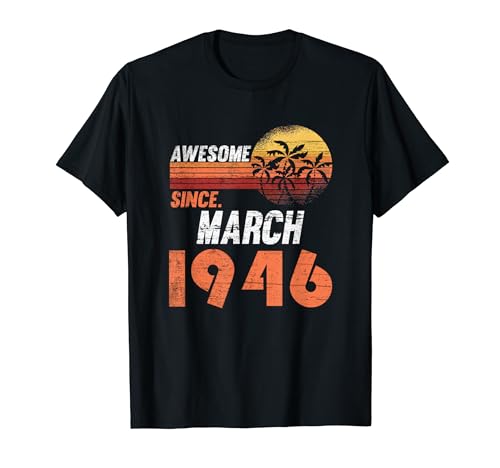 Cumpleaños en marzo 1946 Camiseta