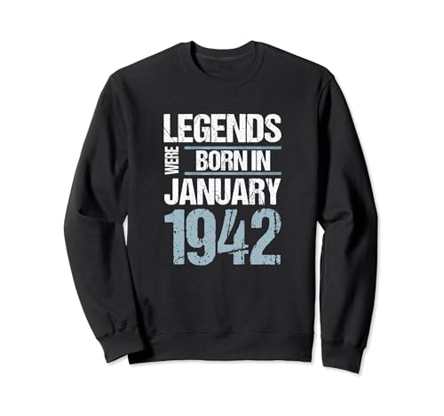Las leyendas nacieron en enero de 1942 Cumpleaños Sudadera