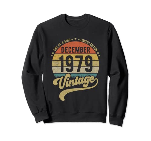 Reto Vintage 41st Birthday Tee, nacido en diciembre de 1979 Sudadera