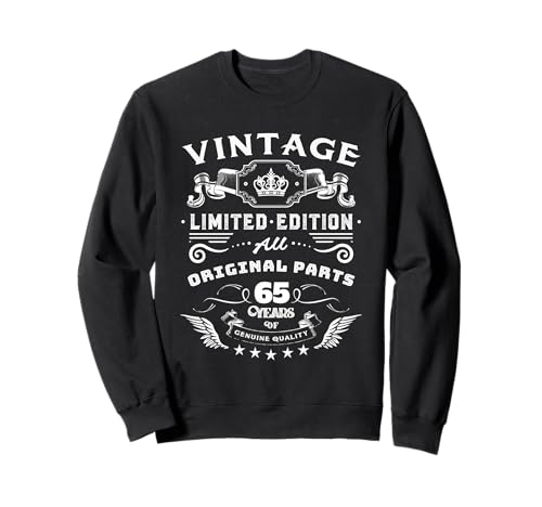 Decoraciones de cumpleaños 65, Regalos de cumpleaños 65 para Sudadera
