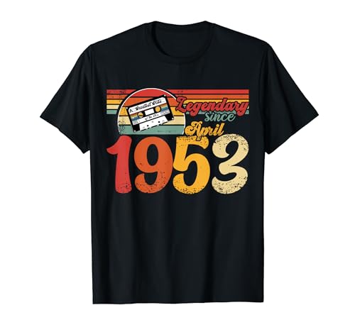 Fiesta de cumpleaños Fiesta Cassette Vintage Abril de 1953 Camiseta