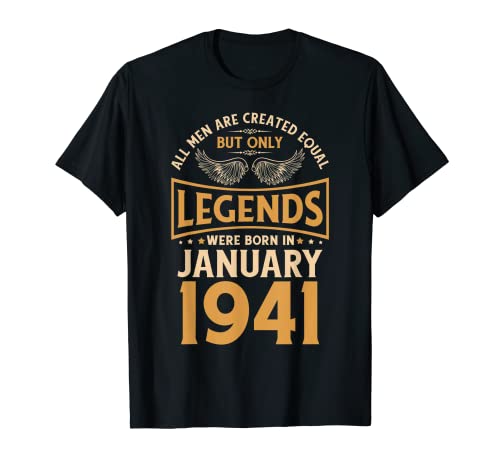 Las leyendas de cumpleaños nacieron en enero de 1941. Camiseta
