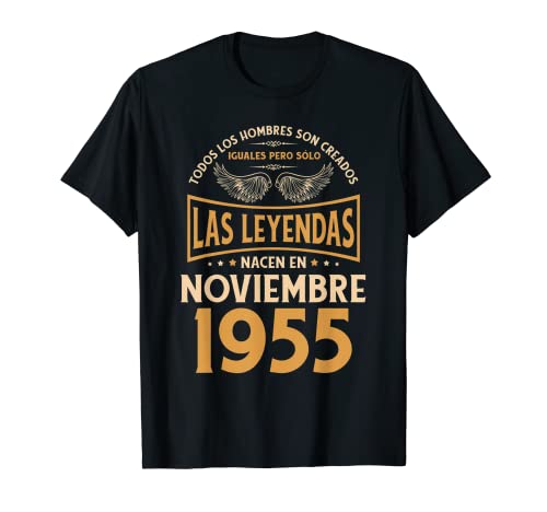 Cumpleaños Hombre Regalos Las Leyendas Noviembre 1955 Camiseta