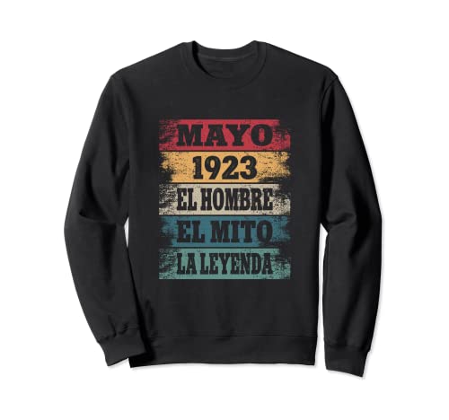 99 Cumpleaños Regalo Años Divertido Decoración Mayo 1923 Sudadera