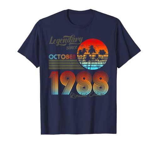 Legendario de cumpleaños desde octubre de 1988. Camiseta
