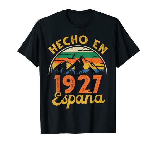 Hombre Cumpleaños 96 Años Hecho En 1927 España Camiseta