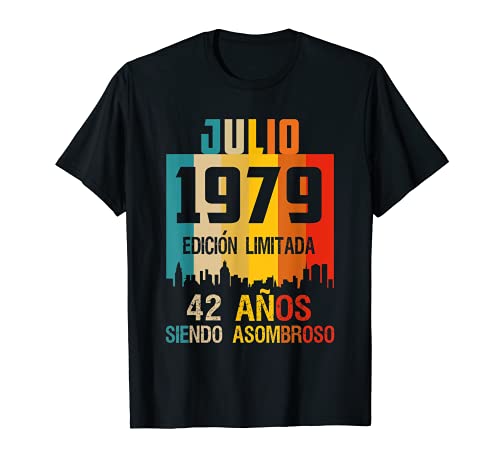 42 años shirt Cumpleaños Nacidos Julio 1979 Spanish Camiseta Camiseta