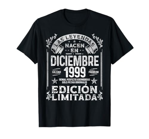 Las Leyendas nacen en Diciembre de 1999 - 27 Años Cumpleaños Camiseta